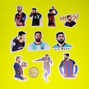 3/$20 brand new 10x waterproof Messi sticker